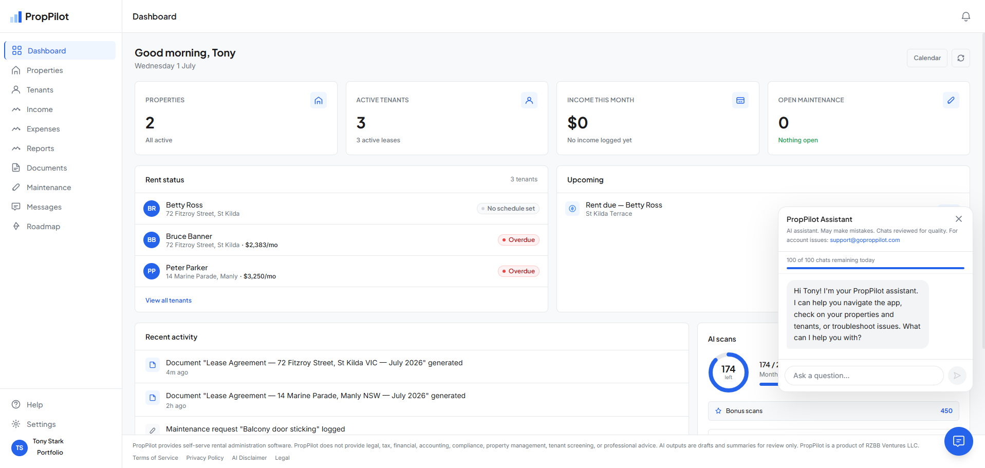 AI support assistant